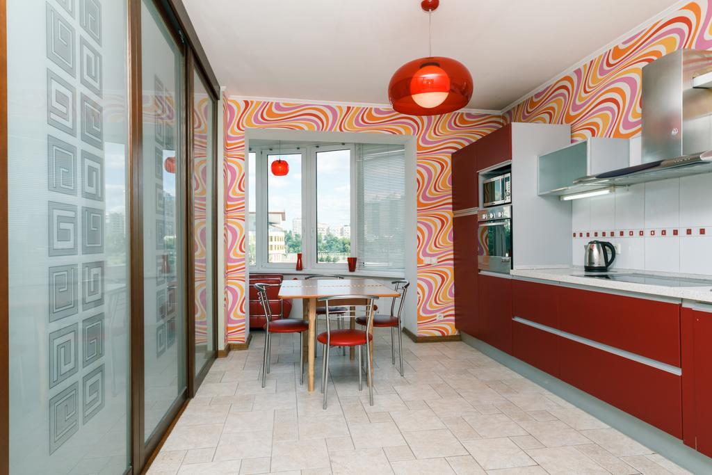 קייב Two-Storey Apartment Near Iec מראה חיצוני תמונה